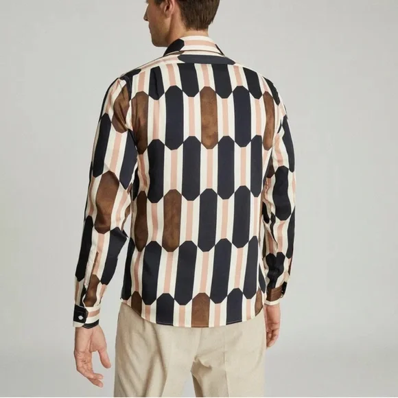 Brand new with tags - Reiss Retro Print shirt
